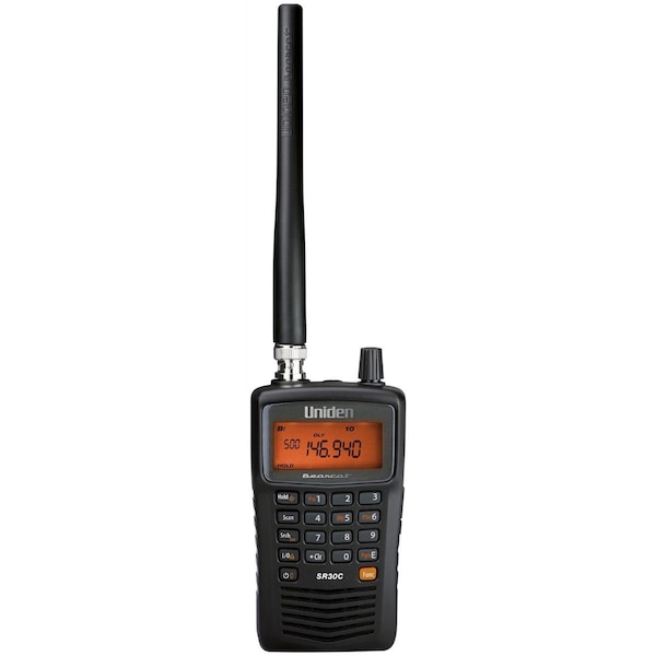 Uniden Channel Hand Held Narrow Band Scanner with 10 Channel Banks w/ Service Search Bands UN54036 - main